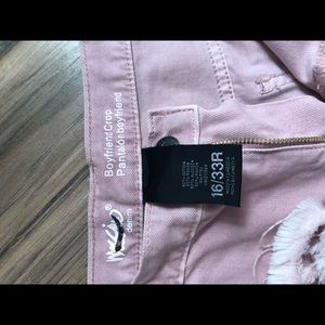 Women’s Mossimo ripped soft pink jeans